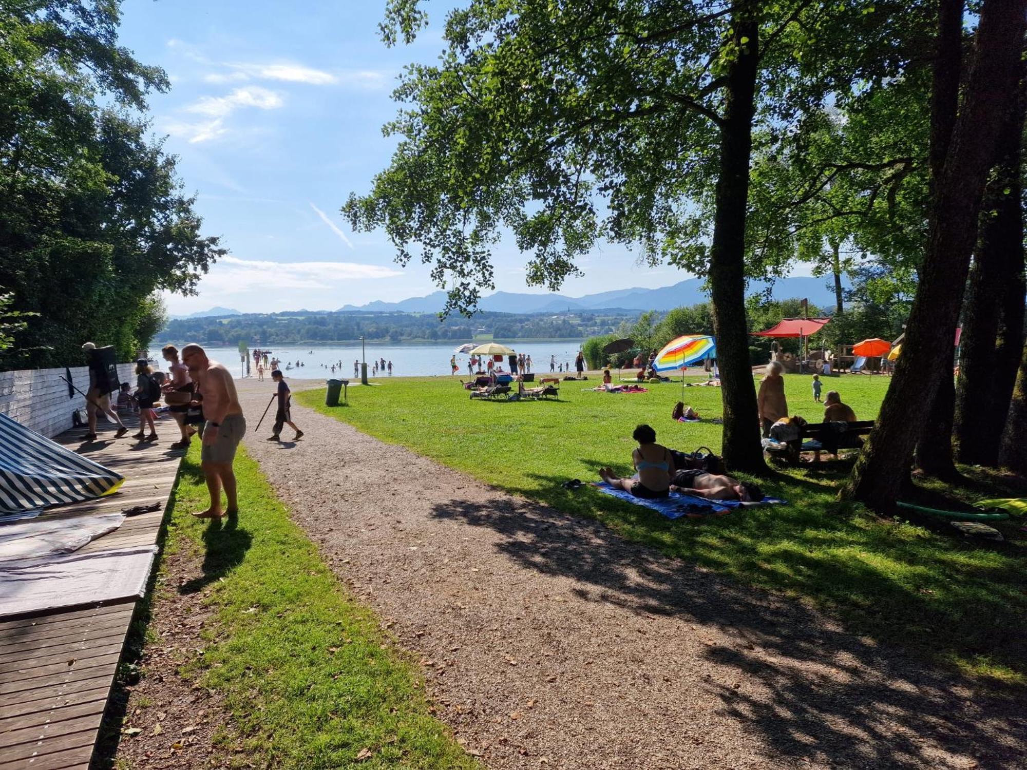 Ferienwohnungen Am Simssee Mit Alpenblick, Gutshof Alpenblick Stephanskirchen Exterior foto